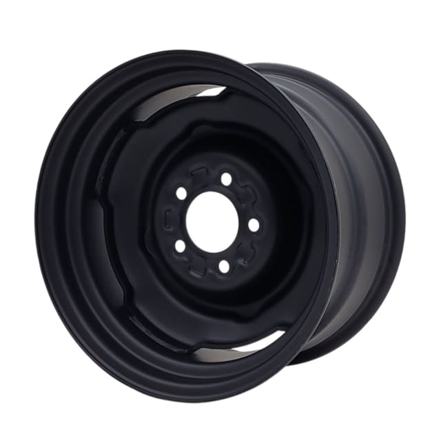 15X8 MATTE BLACK OEM FORD STEEL WHEEL  5-114.3 PCD -25ET