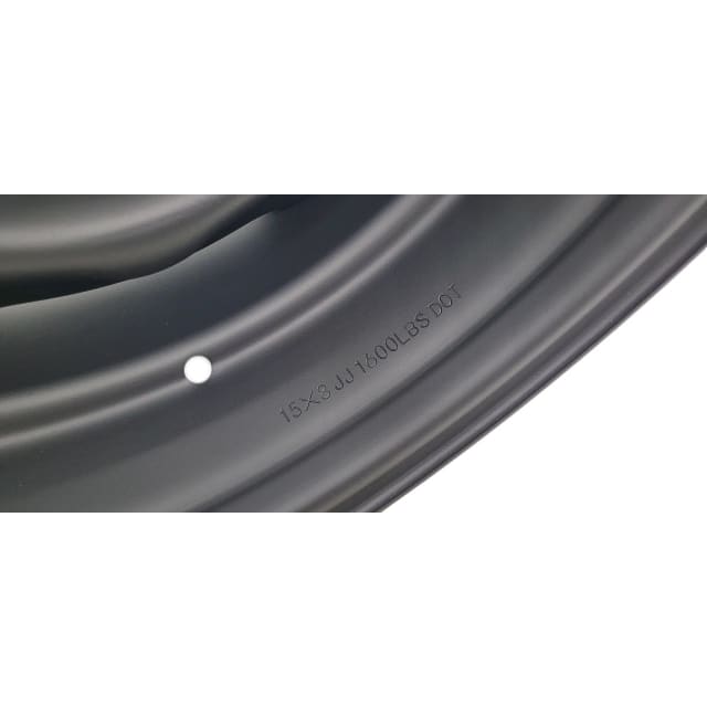 15X8 MATTE BLACK OEM FORD STEEL WHEEL  5-114.3 PCD -25ET