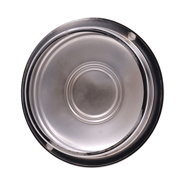 7.5" RIBBED CENTRE CAP (CHROME)