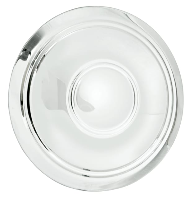 7.5" RIBBED CENTRE CAP (CHROME)