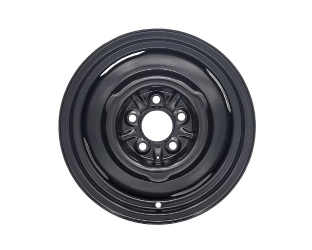 14X6 EARLY HOLDEN MATTE BLACK STEEL WHEEL CB 5X108 ET+12