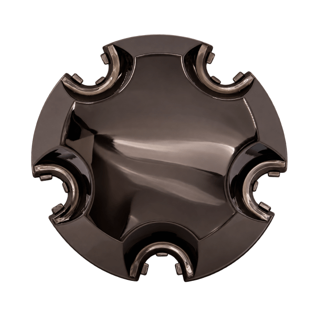 SHADOW CHROME GMH INTERCEPTOR CAP 5-120 PCD APPLICATION (ABS PLASTIC)