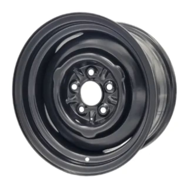 14X7 EARLY HOLDEN MATTE BLACK STEEL WHEEL CB 5X108 ET+12