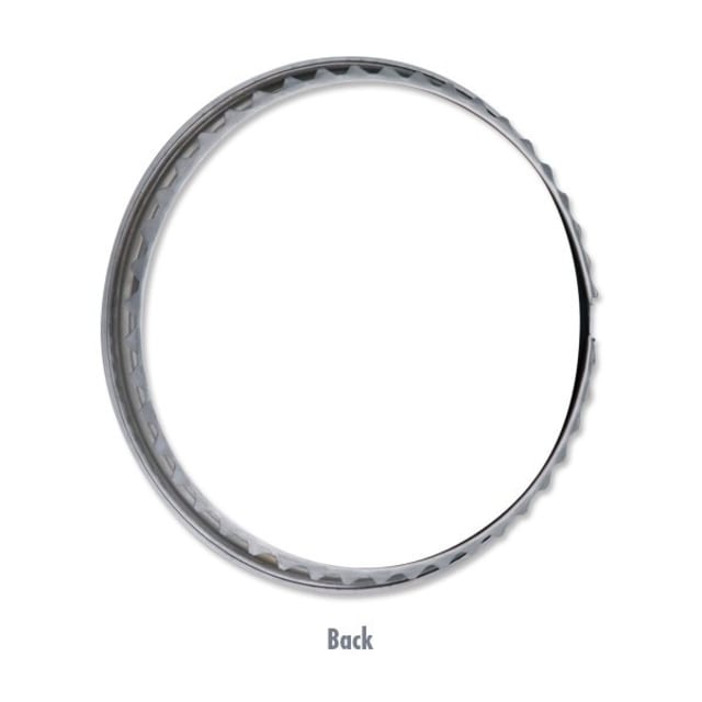 17" ANTIQUE SMOOTH POLISHED STAINLESS STEEL TRIM RING