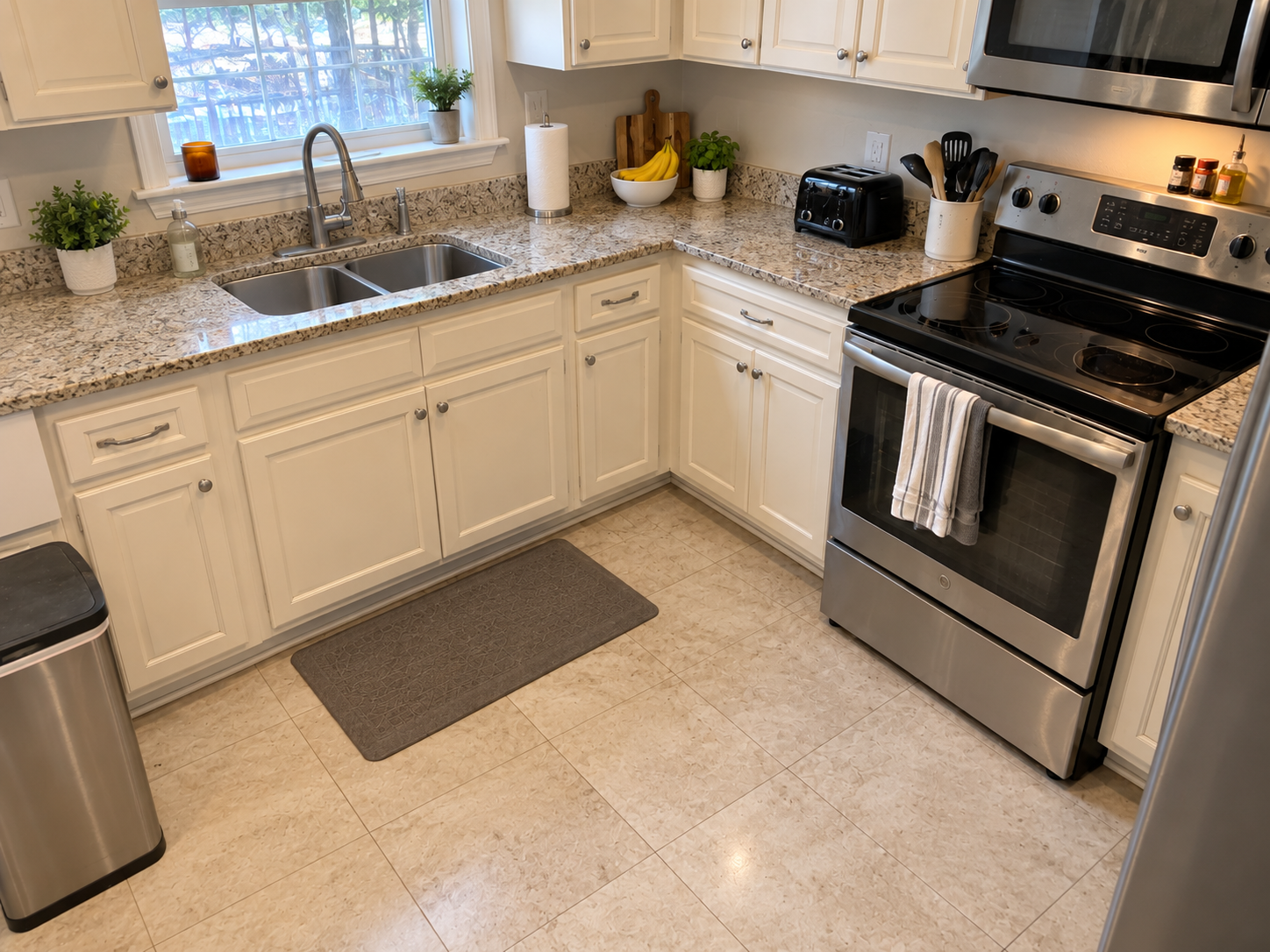 Sample residential kitchen after cleaning
