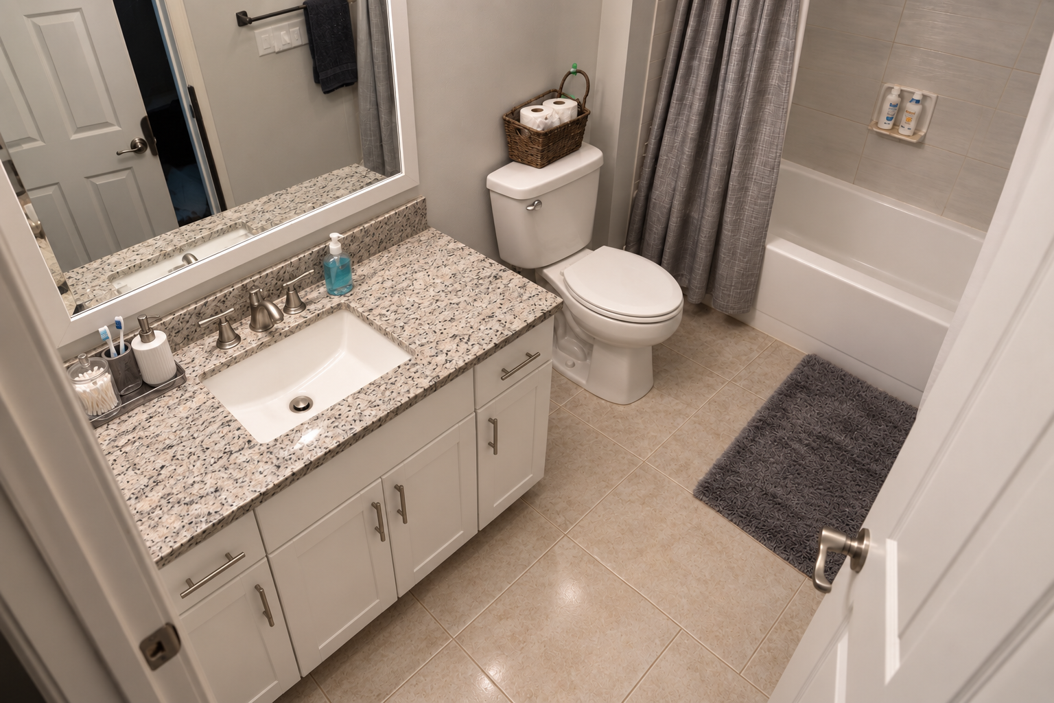 Sample residential cleaning after
