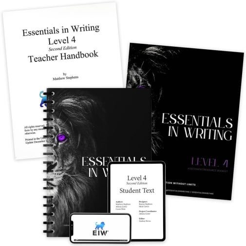 Essentials in Writing Level 4 Bundle with Assessment (Online Video Access, Textbook, Teacher Handbook and Assessment) 2nd Edition