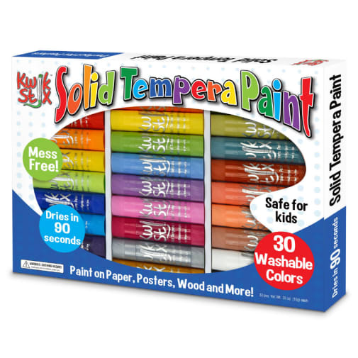 Kwik Stix Solid Tempera Paint Art Set - 30 Piece