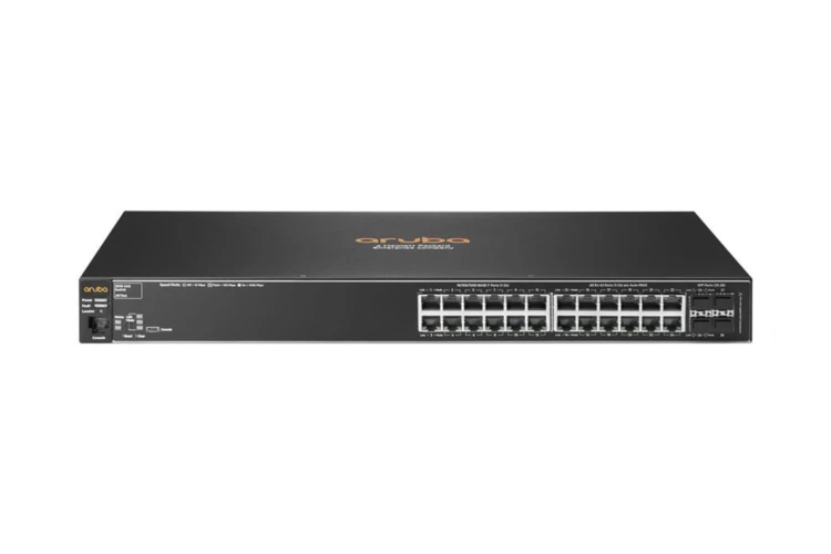 HPE Aruba 2530 Series Switch, 24 10/100/1000 ports, 4 x SFP Uplinks, Refurbished, J9776A