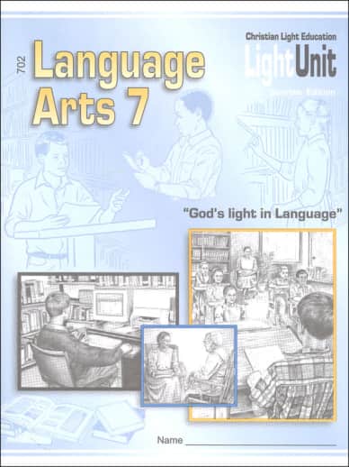 Christian Light Language Arts LightUnit 702 Sunrise Edition