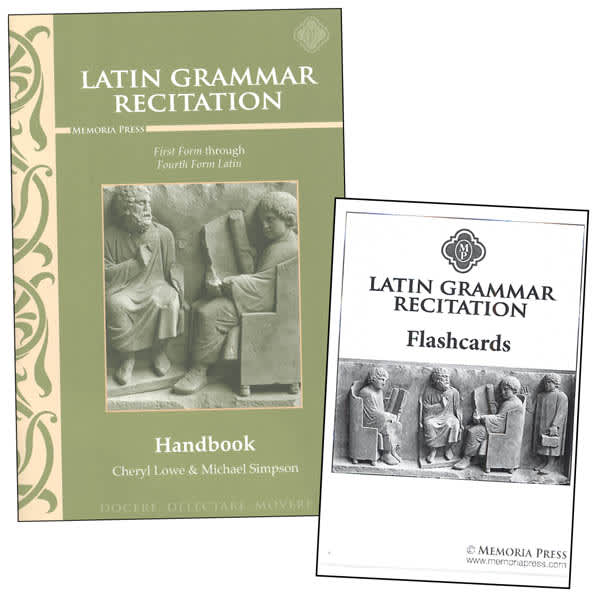 Memoria Press Latin Grammar Recitation Program