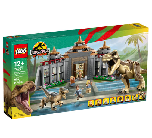 LEGO Jurassic World Visitor Center: T. Rex & Raptor Attack (76961)