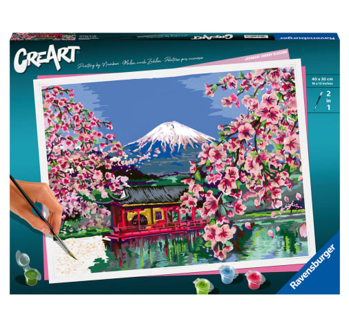 Ravensburger Creart Paint by Number - Japanese Spring (12x16)