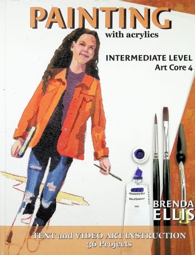 ARTistic Pursuits Painting with Acrylics, Intermediate Level, Art Core 4