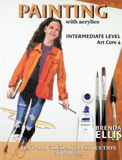 ARTistic Pursuits Painting with Acrylics, Intermediate Level, Art Core 4