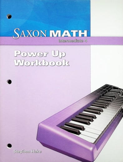 Saxon Math Intermediate 4 Power Up Workbook