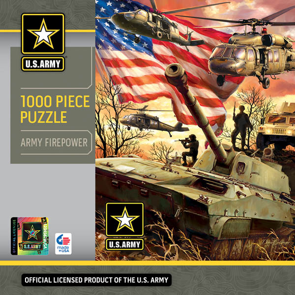 週末限定ンセール U.S. Army Firepower Puzzle (1000 Pieces) ジグソーパズル