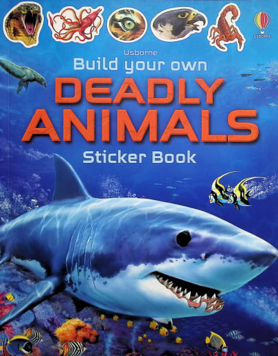 Build Your Own Deadly Animals Sticker Book