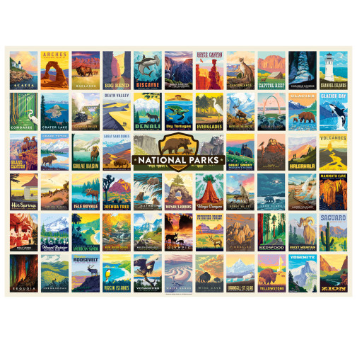 America's National Parks Puzzle (1000 piece)