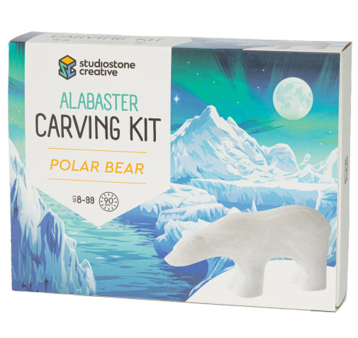 Alabaster Carving Kit - Polar Bear