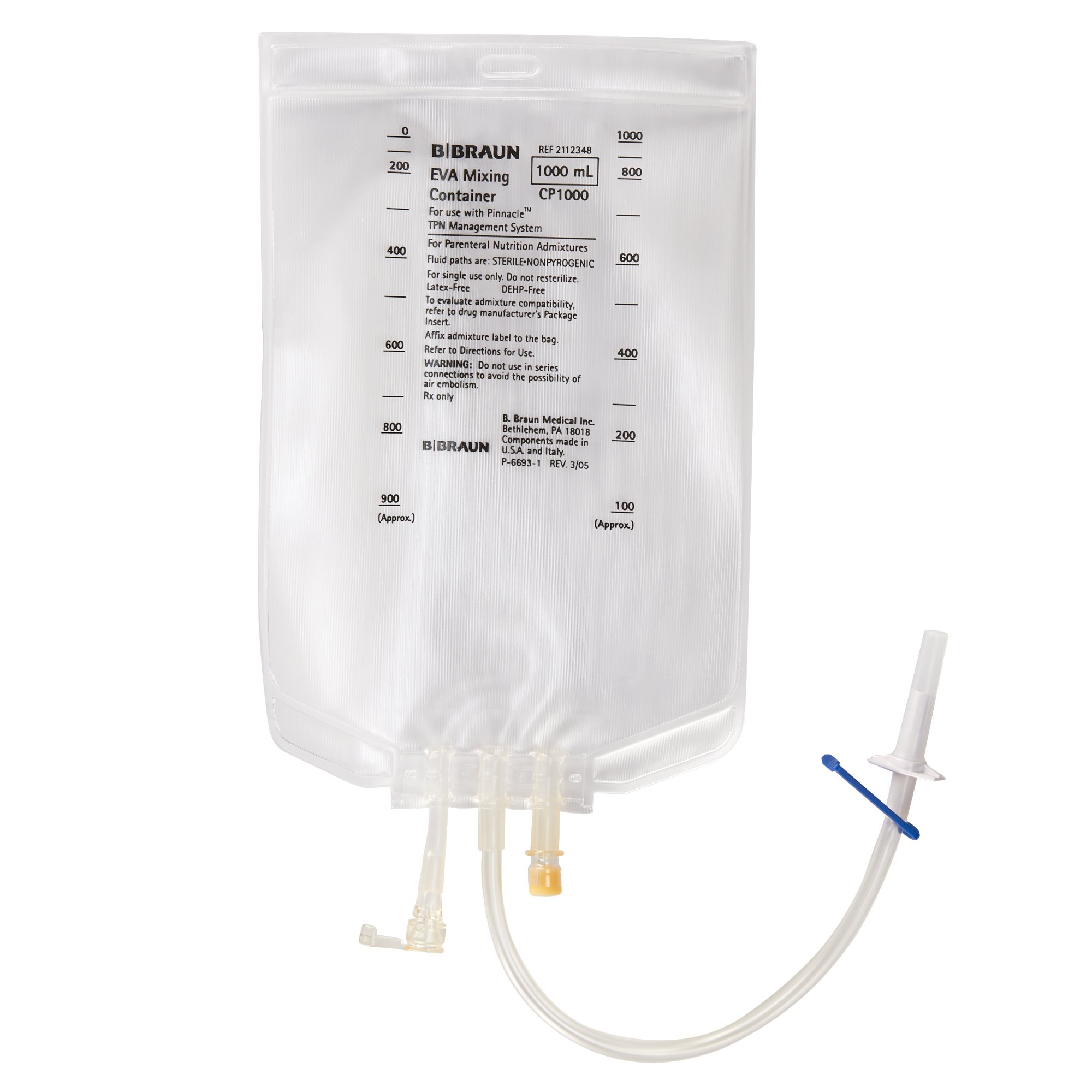3-in-1 Mixing Container Pinnacle 1,000 mL Pump MK 1206671