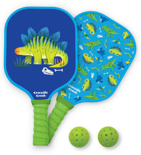 Crocodile Creek Let's Play Pickleball - Dinosaur