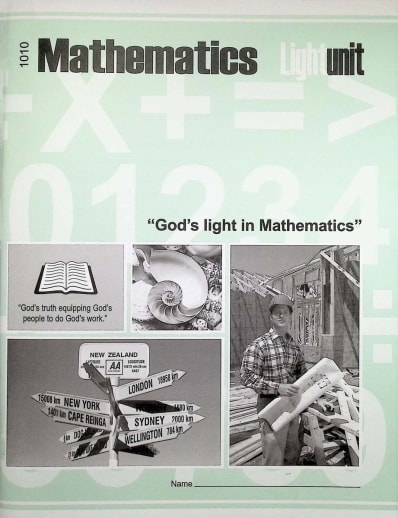 Christian Light Math LightUnit 1010 Geometry