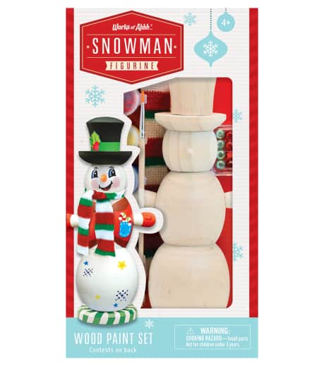 Snowman Wood Painting Kit