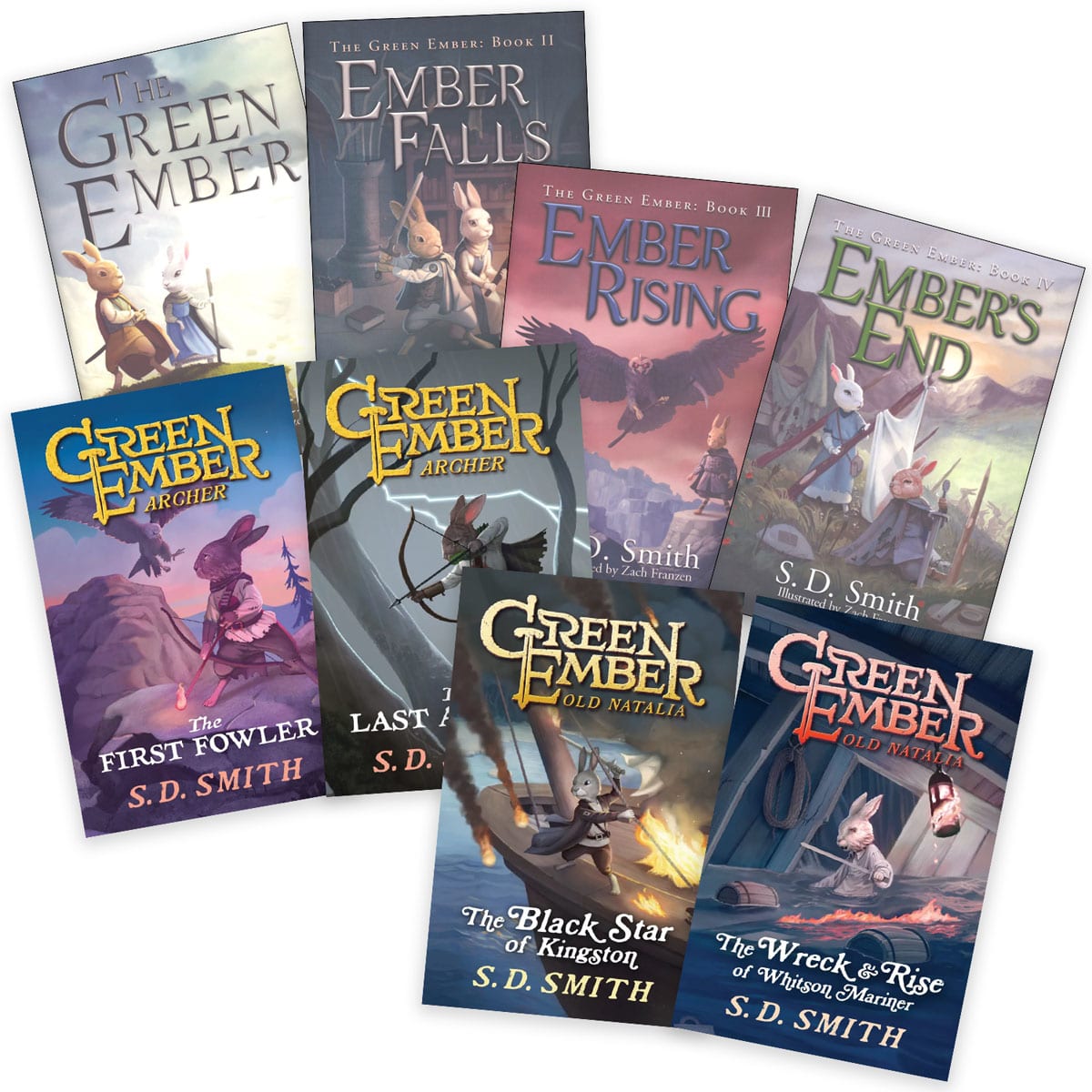 Green Ember Series Set (4 hardcover titles, 4 softcover titles)