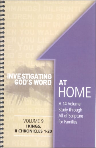 Investigating God's Word at Home Volume 9