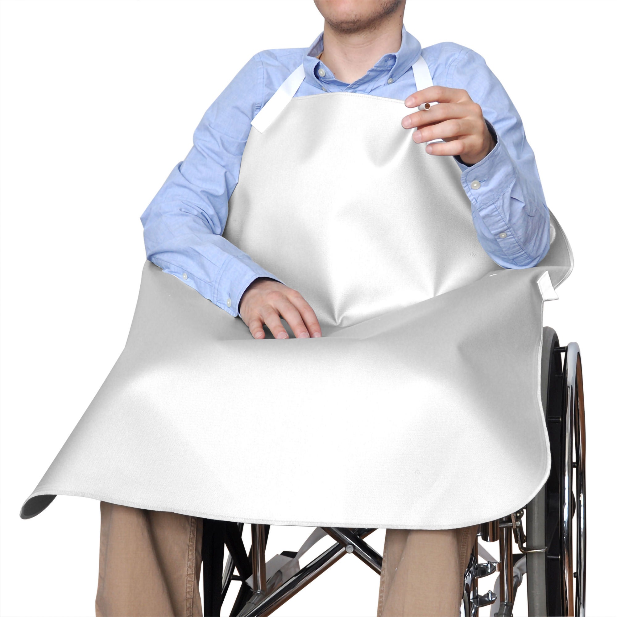 NYOrtho Smoker's Apron, 30 x 34 in., White MK 813663