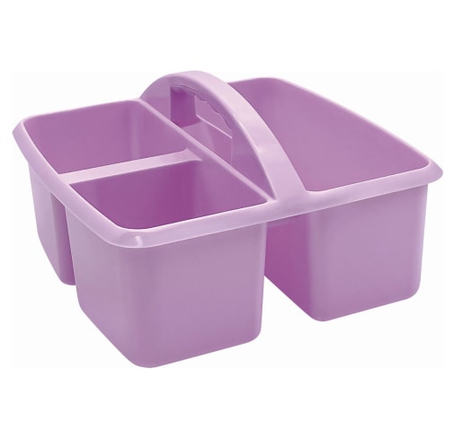 Lavender Plastic Storage Caddy