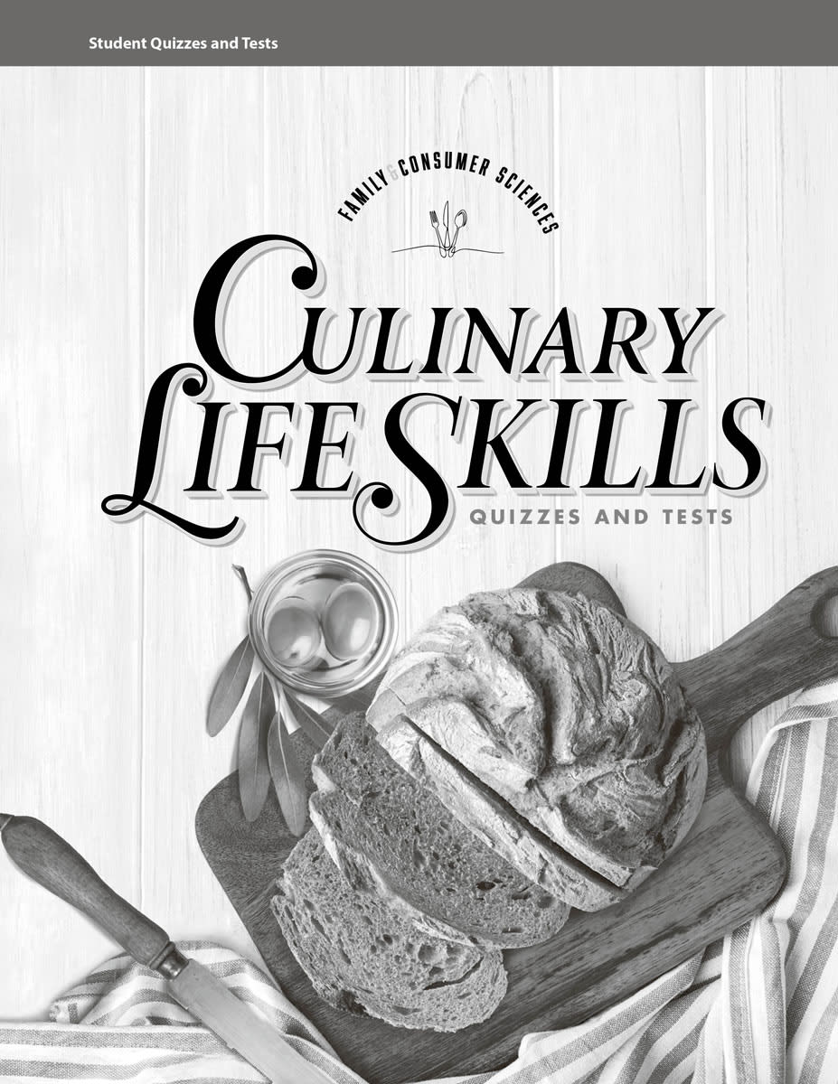 Abeka Culinary Life Skills Quiz and Test Book