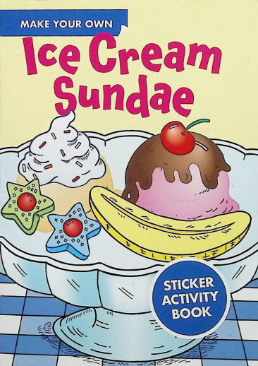 Make Your Own Ice Cream Sundae Sticker Activity Book