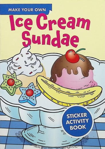 Make Your Own Ice Cream Sundae Sticker Activity Book
