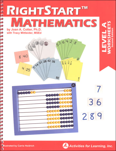RightStart Mathematics Level A Worksheets 2nd Edition