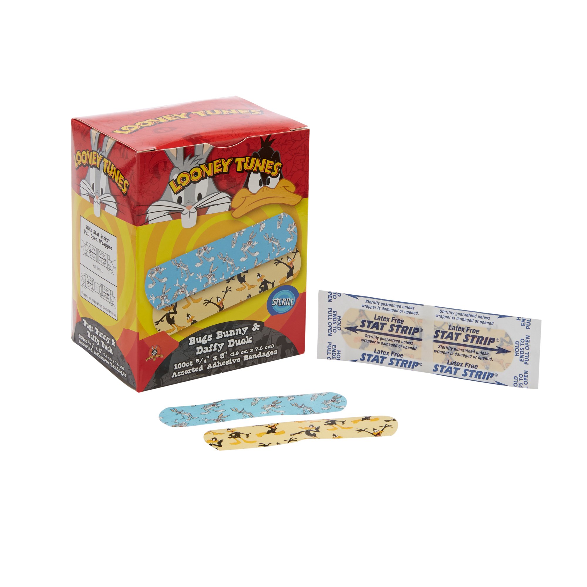 Looney Tunes Stat Strip Adhesive Strip, 3/4 x 3 Inch MK 278006