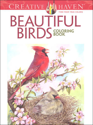 Beautiful Birds Coloring Book(Creative Haven)