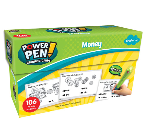 Power Pen Learning Cards: Money