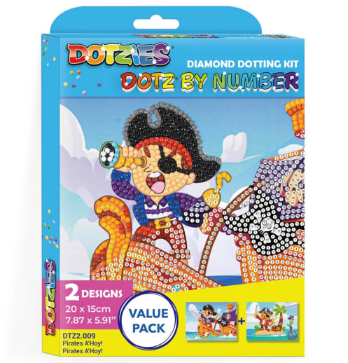 Dotzies Dotz By Number - Pirates A'Hoy!