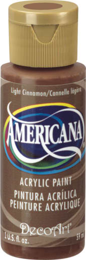 Americana Acrylic Paint 2 oz Light Cinnamon