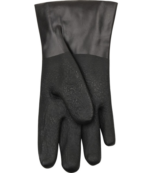 12&rdquo; Sandy Finish PVC with Gauntlet, Black, large