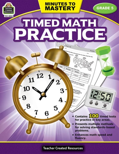 Minutes to Mastery: Timed Math Practice - Grade 5