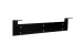1U Vertical Hanging Wall Mount Bracket, Heavy-duty 10-Gauge Steel, Black, 19in