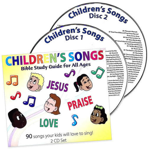 Bible Study Guide for All Ages Childrens A Cappella Song CD