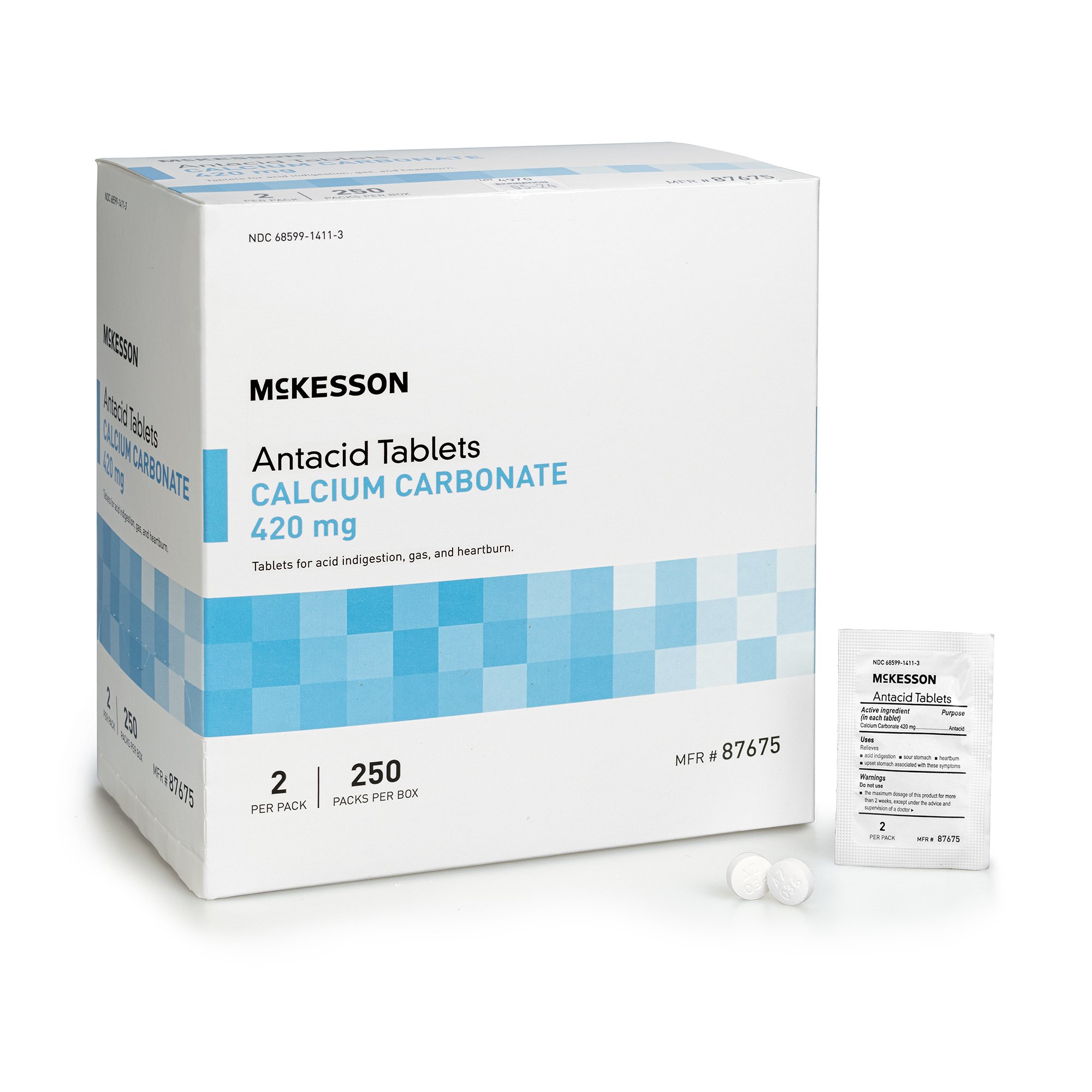 McKesson Calcium Carbonate Antacid MK 1111738