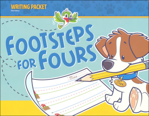 BJU Press Footsteps for Fours Writing Packet 3rd Edition