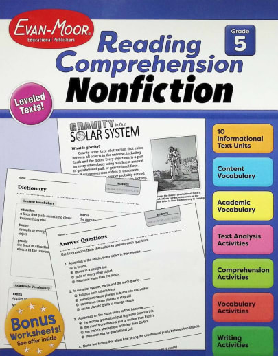 Reading Comprehension: Nonfiction, Grade 5