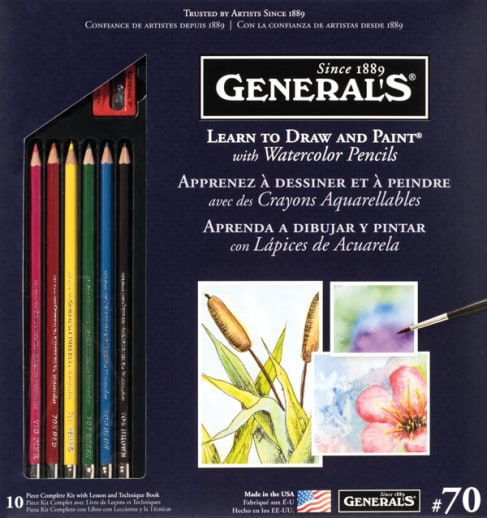 Learn to Draw and Paint w/ Watercolor Pencils