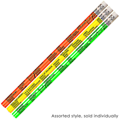 Books of the Bible Pencils (Dozen)